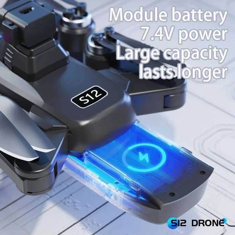 S12 Drone 8K Professional HD Camera Drones 5G WIFI Brushless Motor Optical Large Screen Remote Control Quadcopter Aerial camera