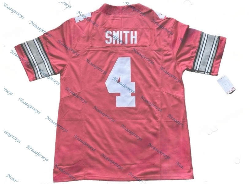 2025 Custom Football Jerseys 4 Jeremiah Smith Jack Sawyer Will Howard Caleb Downs Treveyon Henderson Denzel Burke Miyan Egbuka Judkins Stitched