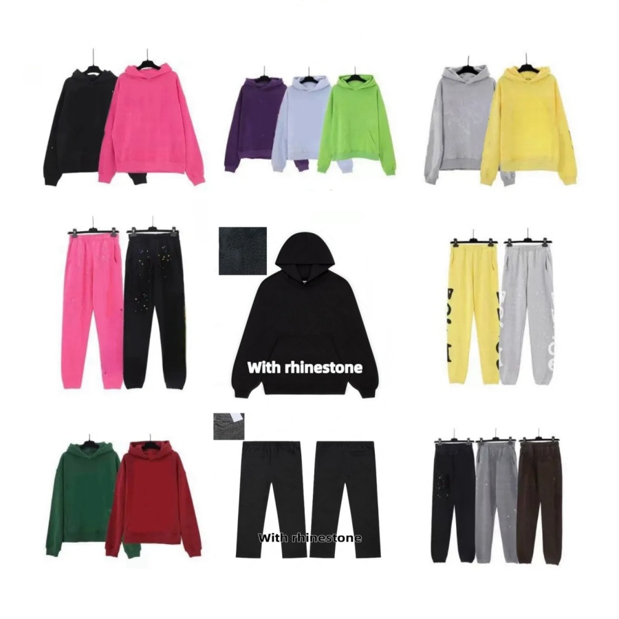 Fashion Tracksuit Designer Mens Hoodie Long Pants Sweatshirt Hoodies Womens Hoody Pullover Long Sleeve Streetwear Cotton Tech Fleece Pink Tee Hoo