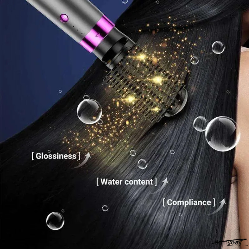 2025 Electric 5In1 Multifunctional Straightener Negative Ion Hair Care Curler Blow Dryer Styling Set Strong Wind ddmyDay