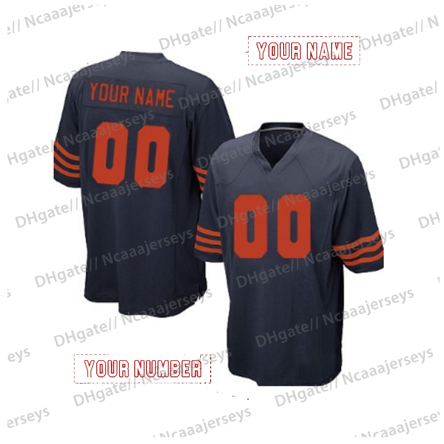 18 Caleb Williams D.J.Moore 15 Rome Odunze Cole Kmet Jaylon Johnson Walter Payton Brian Urlache rPersonalized Customized Football Jerseys Custom Any N