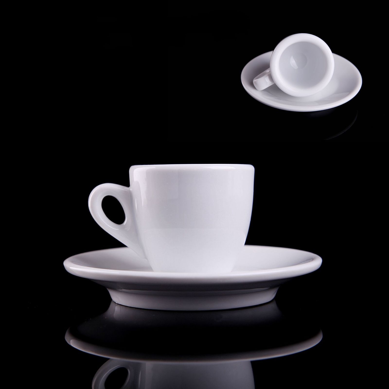 Espresso Cup Set Ceramic Cup 9mm Thickened Cup Wall 50ml European Espresso Cup 240812