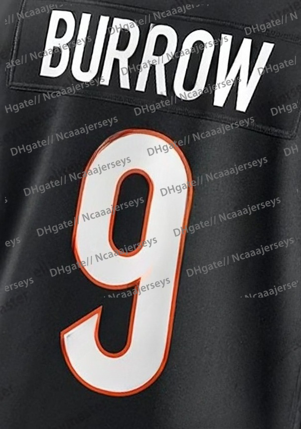9 Joe Burrow 1 Ja'Marr Chase 5 Tee Higgins 30 Chase Brown Andrei losivas Sam Hubbard Personalized Customized Football Jerseys Custom Any Number Name 444