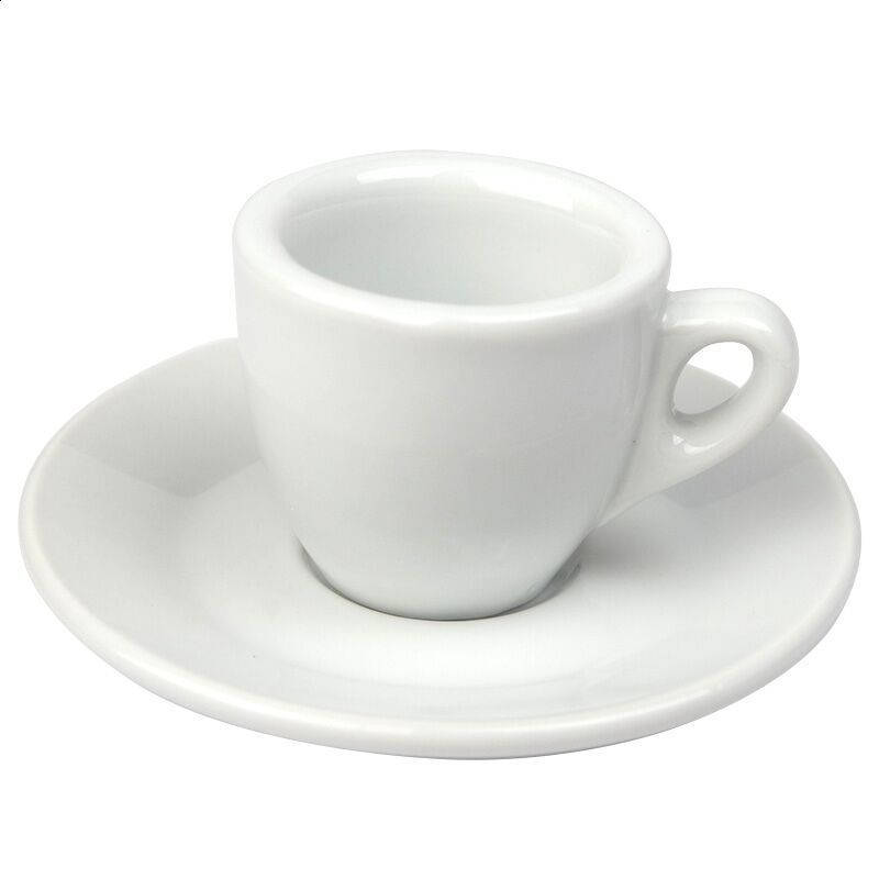 Espresso Cup Set Ceramic Cup 9mm Thickened Cup Wall 50ml European Espresso Cup 240812