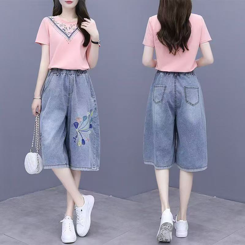 plus size women's new long sleeve high waist printed banquet dress mid-length skirt D02598