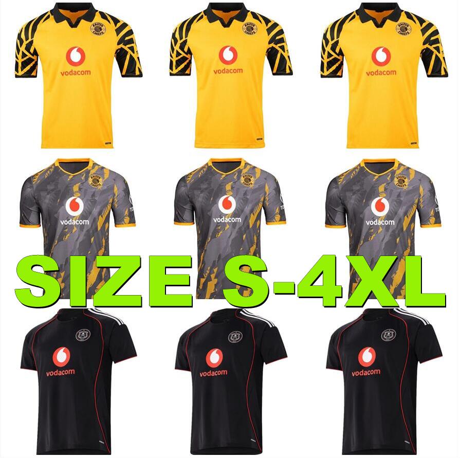 S/4XL 25 26 Kaizer Chiefs Soccer Jerseys 2025 2026 Orlando Pirates Home Billiat Dolly Nurkovic Kambole Hlanti Baccus Blom maillot de football shirt MEN uniforms
