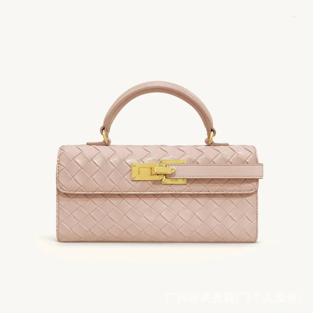JW PEI Handbag Woven Small Square Genuine Leather Crossbody Bag Mini Women