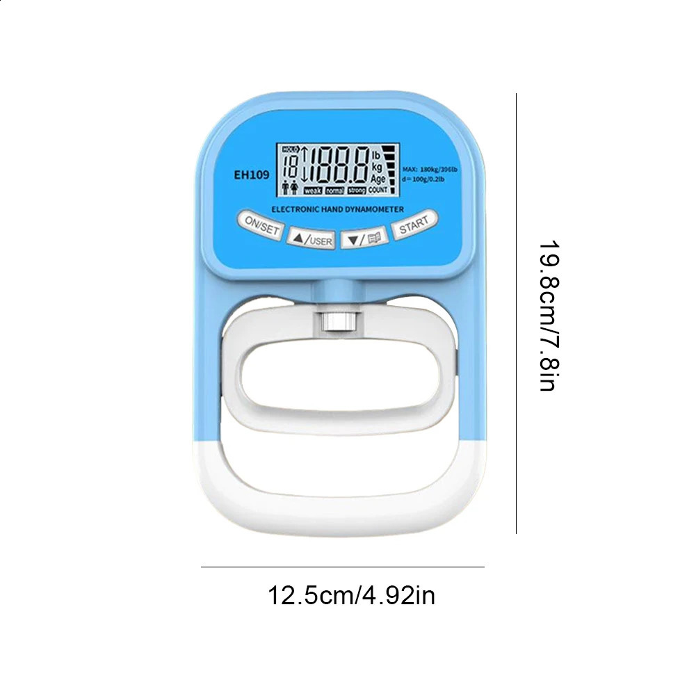 Digital Hand Dynamometer Hand Grip Strength Trainer USB Rechargeable Grip Strengthener Hand Exerciser Meter for Home School Use250912