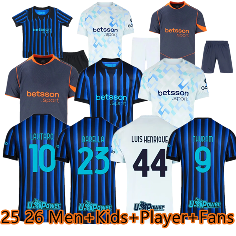 2025 2026 BASTONI DIMARCO soccer jersey CALHANOGLU Inter 25 26 BARELLA INTERS THURAM PAVARD LAUTARO ANNIVERSARY FRATTESI Special shirt Men kids kit