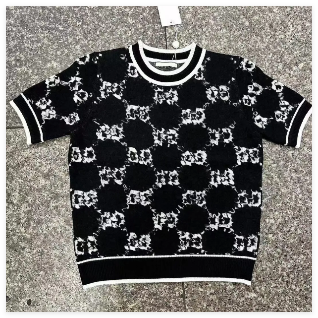 Knitwear New Designer T Shirt Clothes Womens Clothing Pure Cotton Round Neck Short Sleeve Sign Letter Print s-l