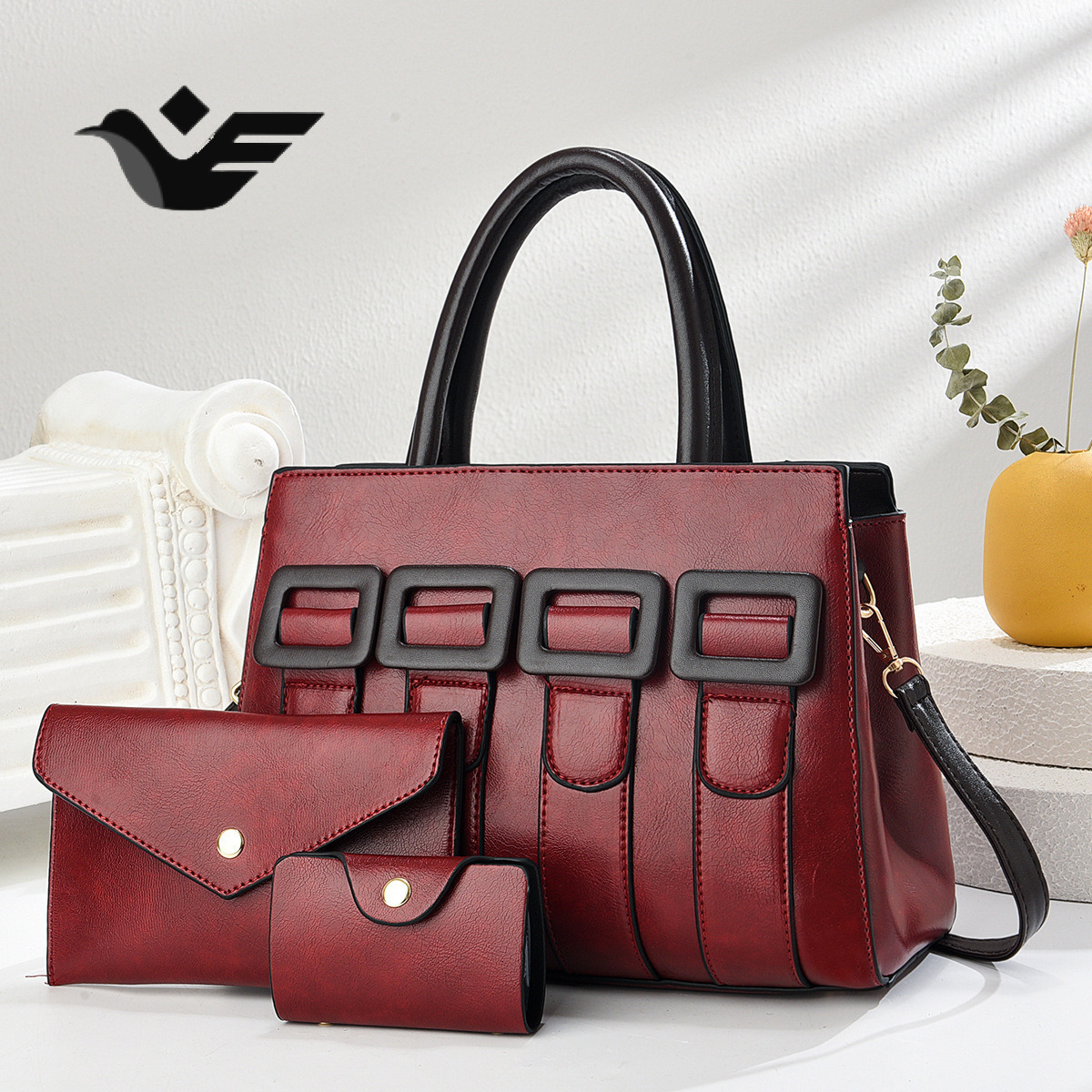 Feiyan Free Shipping New Designer Bag Women's Bag Manufacturer Women's Bag Elegant Handbag Women's Bag Three Piece Set Fashionable And 