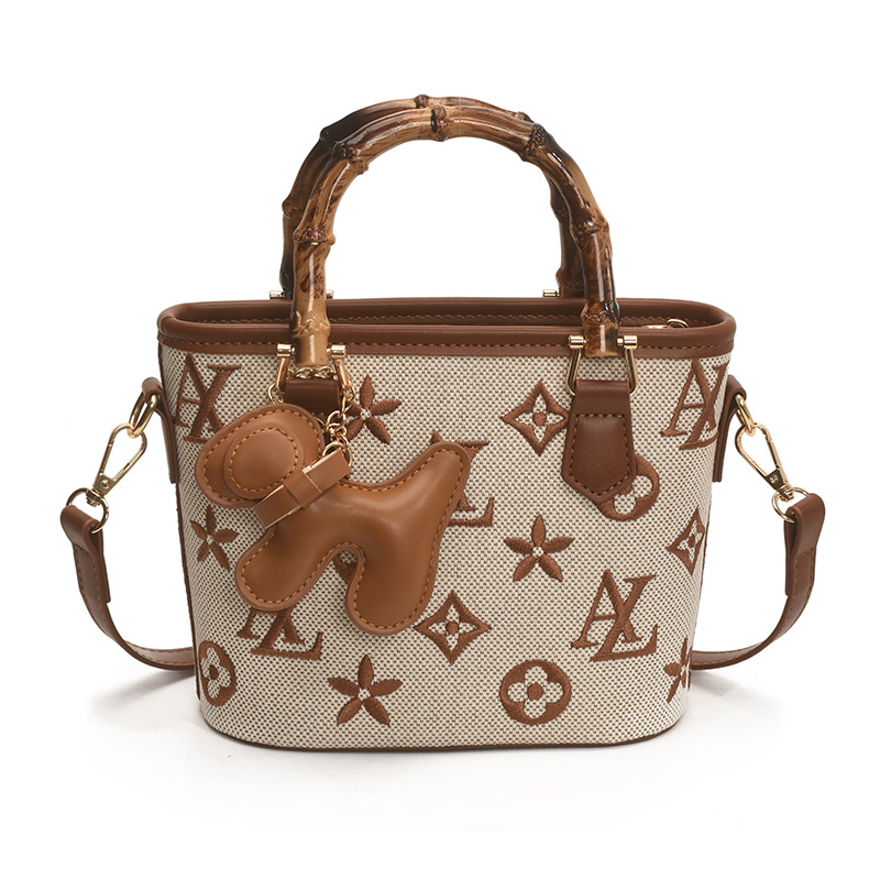 fashionable bag Small minimalist bucket bag fresh women's bag casual and fashionable shoulder bag crossbody bag