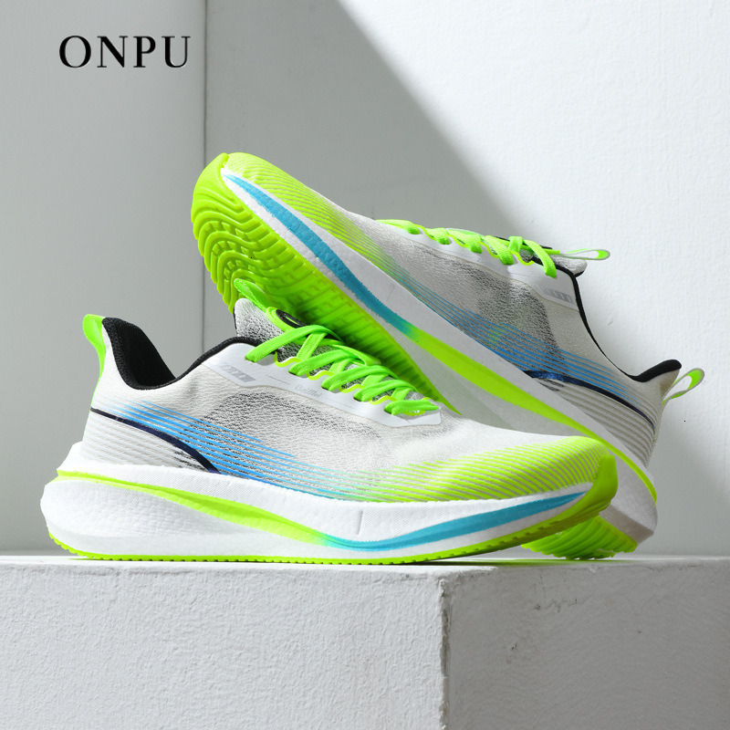 ONPU Luxury Lightweight Soft Sole Running Shoes Trendy Designer Shoes Versatile Couple Sports Shoes Non Slip Mesh Breathable Running Shock Absorption 