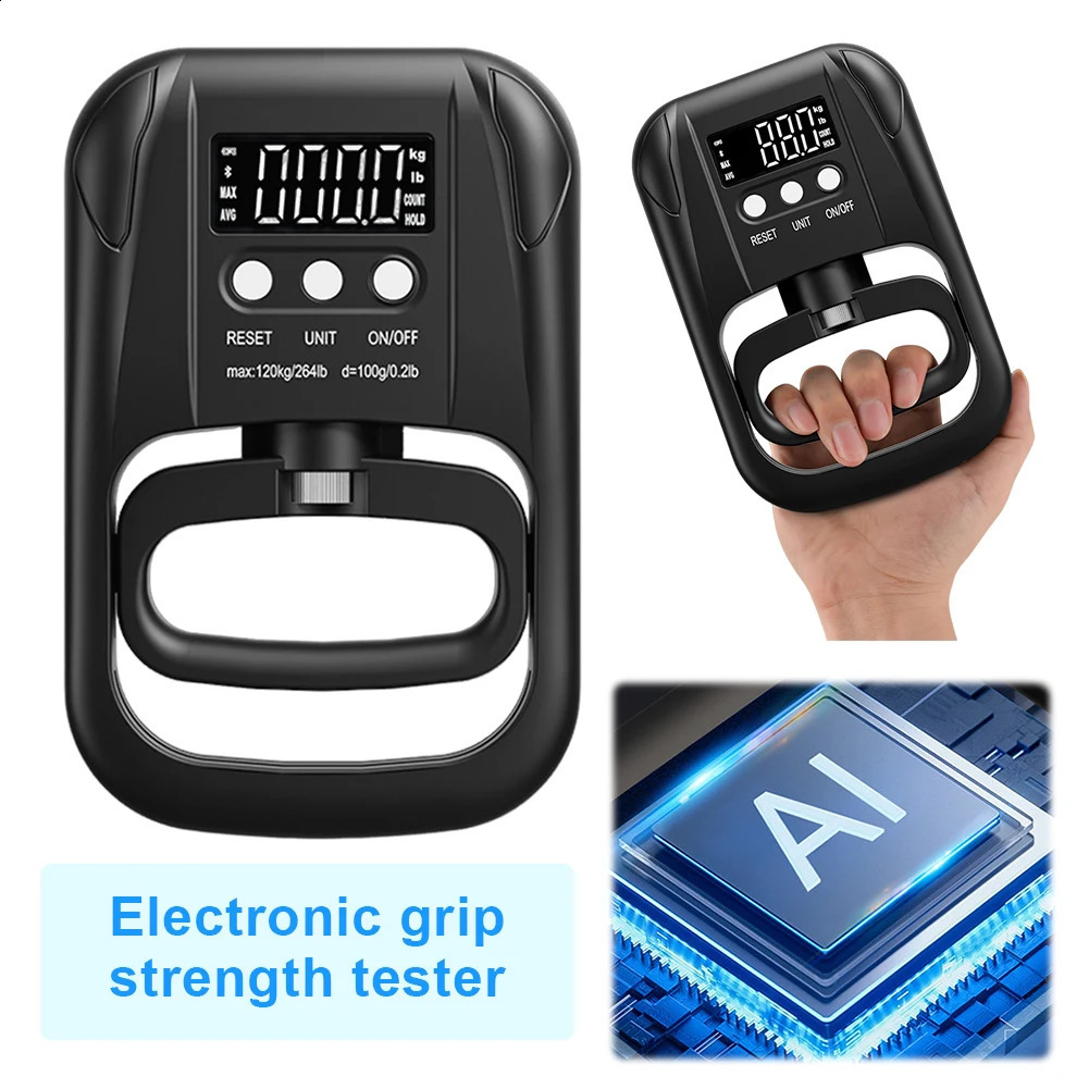 Digital Hand Dynamometer Hand Grip Strength Trainer USB Rechargeable Grip Strengthener Hand Exerciser Meter for Home School Use250912