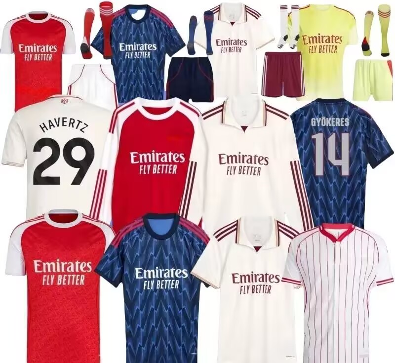 25 26 SAKA NWANERI soccer jerseys Fans Player version ODEGAARD HAVERTZ ZINCHENKO LEWIS-SKELLY 2025 football shirt Men Kids sets RICE CALAFIORI ArSeN top kit jersey