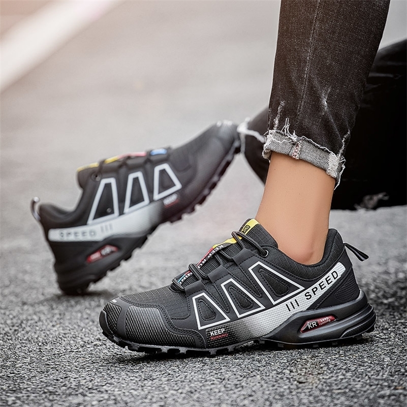 Mens Waterproof Hiking Shoes Outdoor Trainers Laceup Climbing Shoes Women Trekking Sneakers Antislip Hunting Tactical Sneaker i250912