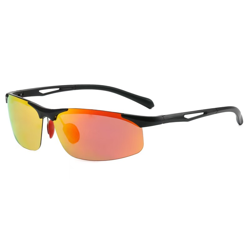 Spring Leg Polarized Men's Sunglasses Outdoor Sports Cycling Glasses Fishing Special Glasses Classic Half Frame Sunglasses