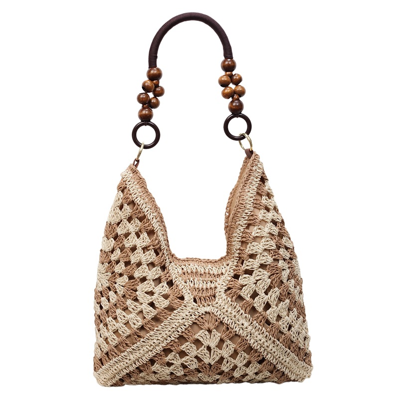 douxlihm Free shipping designer Bag Super fire ins lazy style woven bag straw woven bag high capacity women bag Bohemian style fake wind beach bag