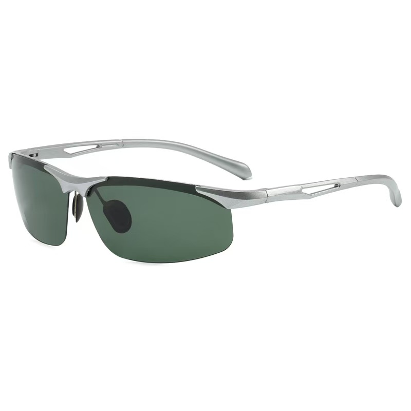 Spring Leg Polarized Men's Sunglasses Outdoor Sports Cycling Glasses Fishing Special Glasses Classic Half Frame Sunglasses