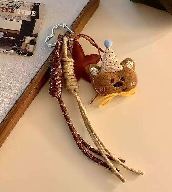 DH essentials 2025 Spring Childlike - Cartoony Plush Bear Ornaments