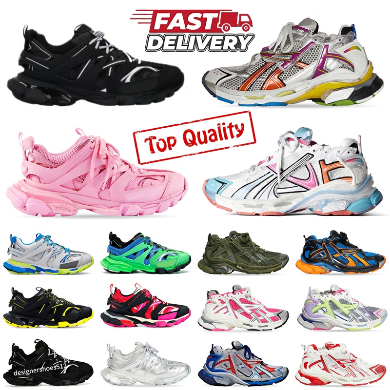 Brand Sneakers Track Runners 7.0 7.5 3.0 Designer Platform All Black white Multicolor Pink Blue Grey Ancien Daddy men women trainers Tennis Shoes