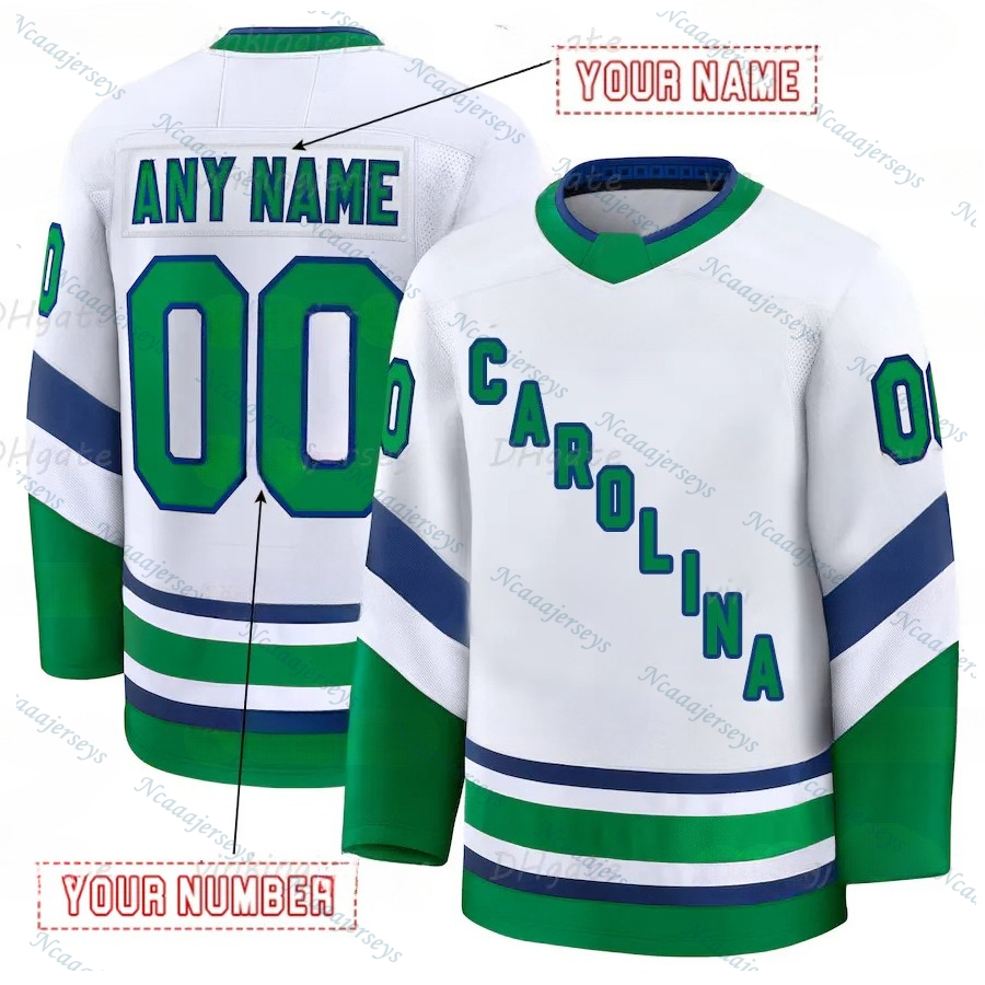 Custom 2025-26 Hockey Jersey Sebastian Aho Andrei Svechnikov Jaccob Slavin Seth Jarvis Brent Burns Mens Womens Youth