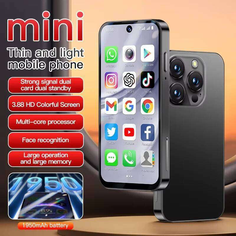 Xs19 Pro Mini Smartphone Android 12 3.0inch Display Dual SIM Standby 4G Mobile Phone Wifi GPS 1950Mah Battery Wifi Phones