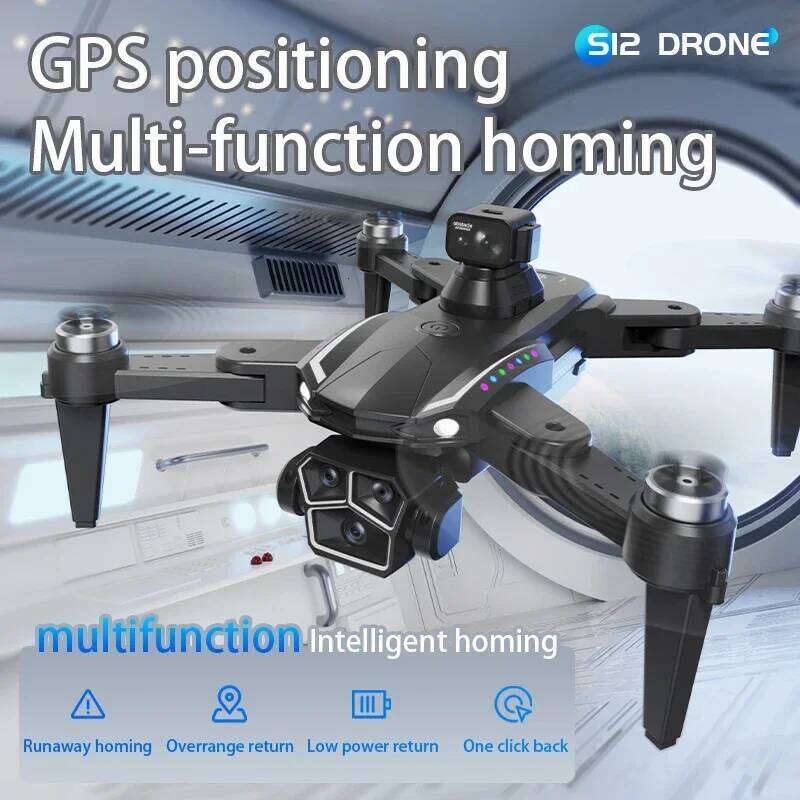 S12 Drone 8K Professional HD Camera Drones 5G WIFI Brushless Motor Optical Large Screen Remote Control Quadcopter Aerial camera