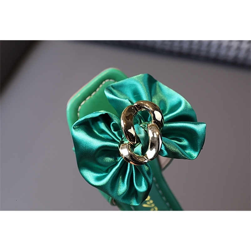 Girls Summer Slippers Kids Beach Shoes Slides With Bowtie Buckle Princess Sweet Flat Open Toes Children Outdoor Slippers 2636 250912