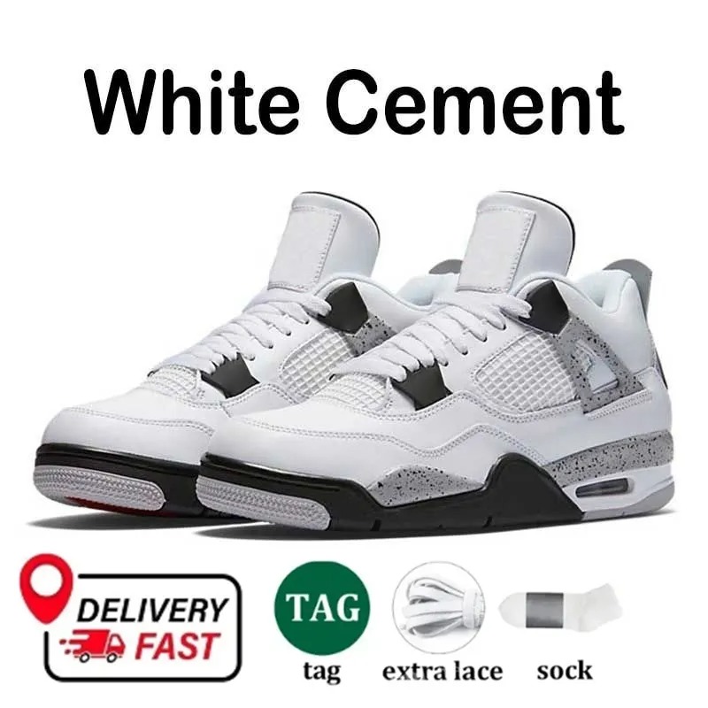 With box designer shoes 4 basketball shoes for men women 4s Black Cat Military Blue Bred White Thunder Red Cement Pine Green Sail Olive Seafoam mens t