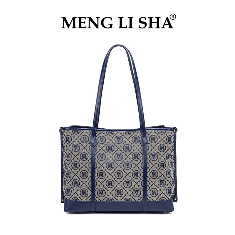 MENG LI SHA designer bag Light luxury high quality New vintage Shoulder Underarm Bag Women's Commuting Fashion Large Capacity Tote Bag