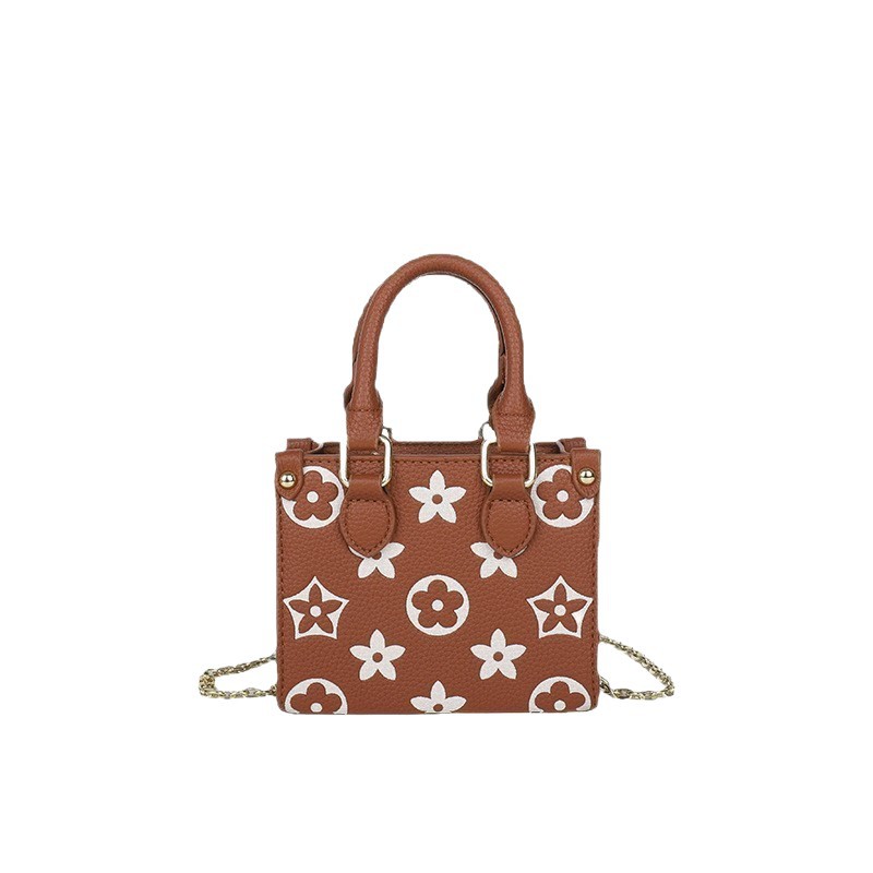 Designer Bag 2025 New Color-Blocking Tote Bag for Women French Style Elegant Small Square Purse Versatile Crossbody Bag for Commute Free Shipping