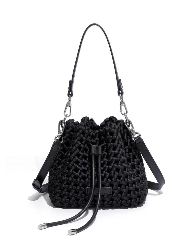 2025 New Handbag Windmill Bucket Bag Handmade Weaving Bag, Niche Design, Light Single Shoulder Diagonal Cross Bag fashion