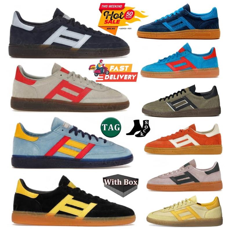 Designer Handballs Casual Shoes Men Women Casual Shoes Snekers Navy Scarlet Aluminum Core Black Scarlet Gum Clear Pink Arctic Night Light Black Yellow Blue