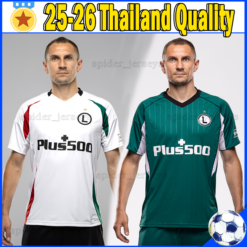 25 26 Legia Warszawa Soccer Jerseys NSAME RAJOVIC WSZOLEK BICHAKHCHYAN 2025 2026 Warsaw Leigia Football Club ALFARELA KAPUSTKA JEDRZEJCZYK Men Uniforms Shirts