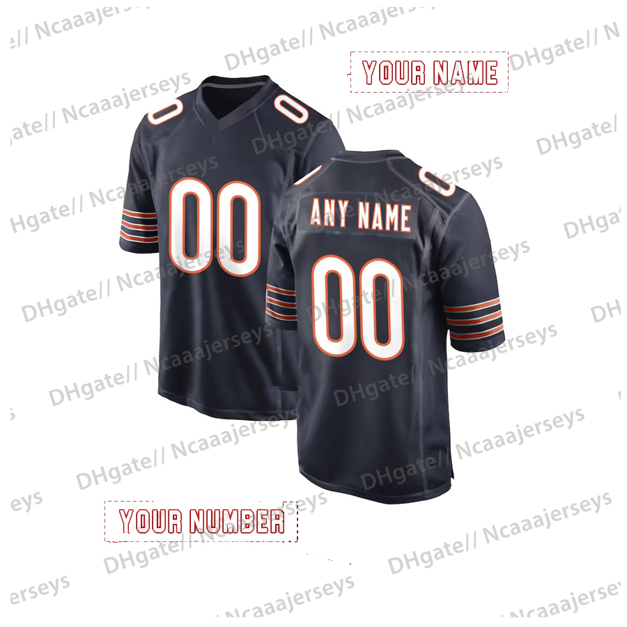 18 Caleb Williams D.J.Moore 15 Rome Odunze Cole Kmet Jaylon Johnson Walter Payton Brian Urlache rPersonalized Customized Football Jerseys Custom Any N