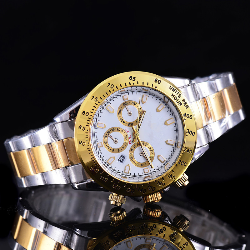 AAA quality panda fully automatic calendar wristwatch, high-end brand luxury chronograph wristwatch, Dayto outdoor sports quartz watch