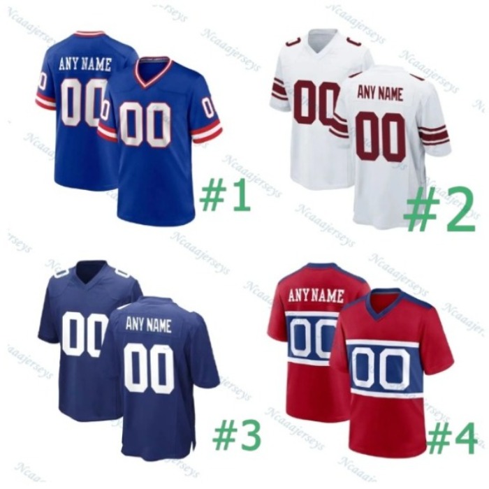 Hot Sale Custom 5 Tee Higgins Football Jersey Malik Nabers DeVito Lawrence II Boyle Waller Embroidered Letter Number Designed Any name any number