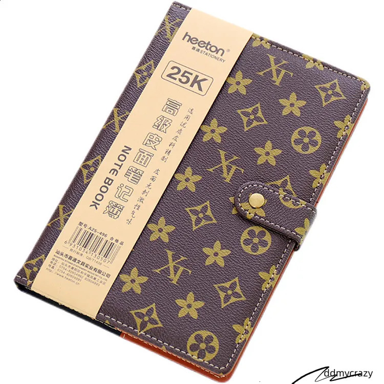 Wholesale Diary Book A5 Fashion B5 Notebook Hard Surface Copy 25K Notepad Small Portable A6 Office With Buckle Business 250818 ddmycrazy
