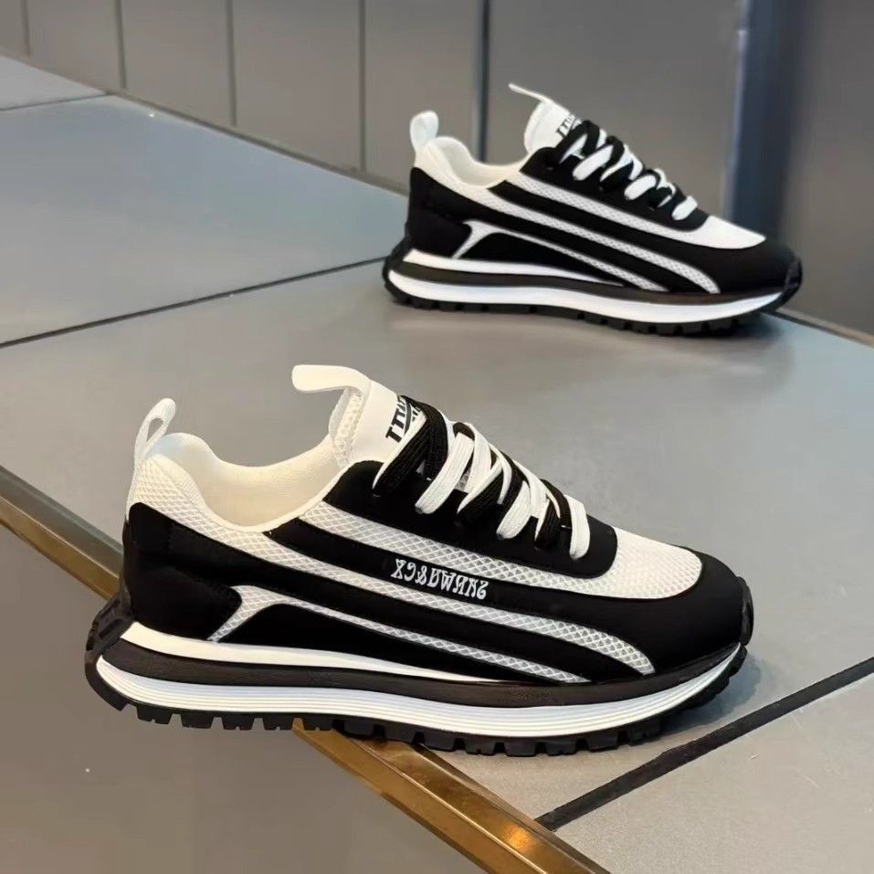 Designers this year fashion fashion all kinds of sports red shoes non - slip wear - resistant casual platform to increase plate shoes men's shoes round