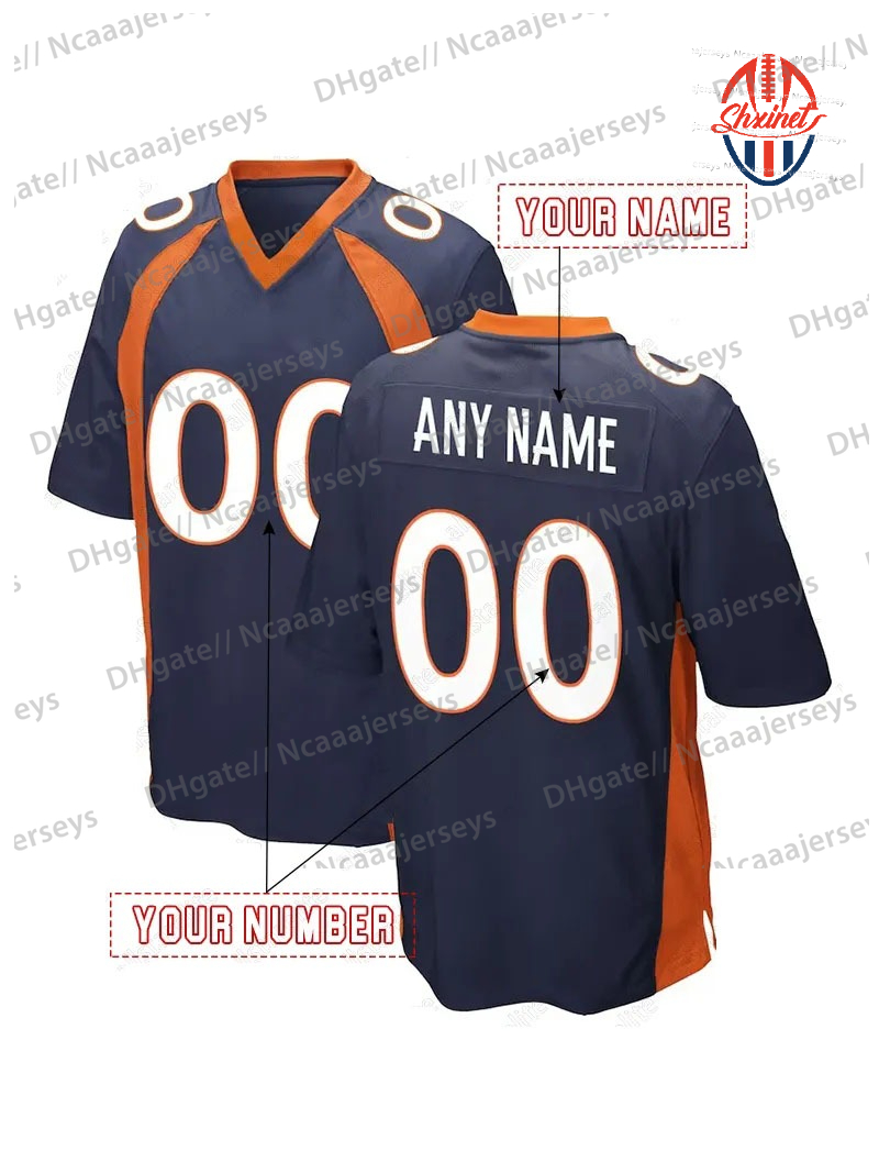 10 Bo Nix 2 Patrick Surtain ll 7 John Elway 14 Courtland Sutton Personalized Customized Football Jerseys Add Any Number Name For Men Women Youth