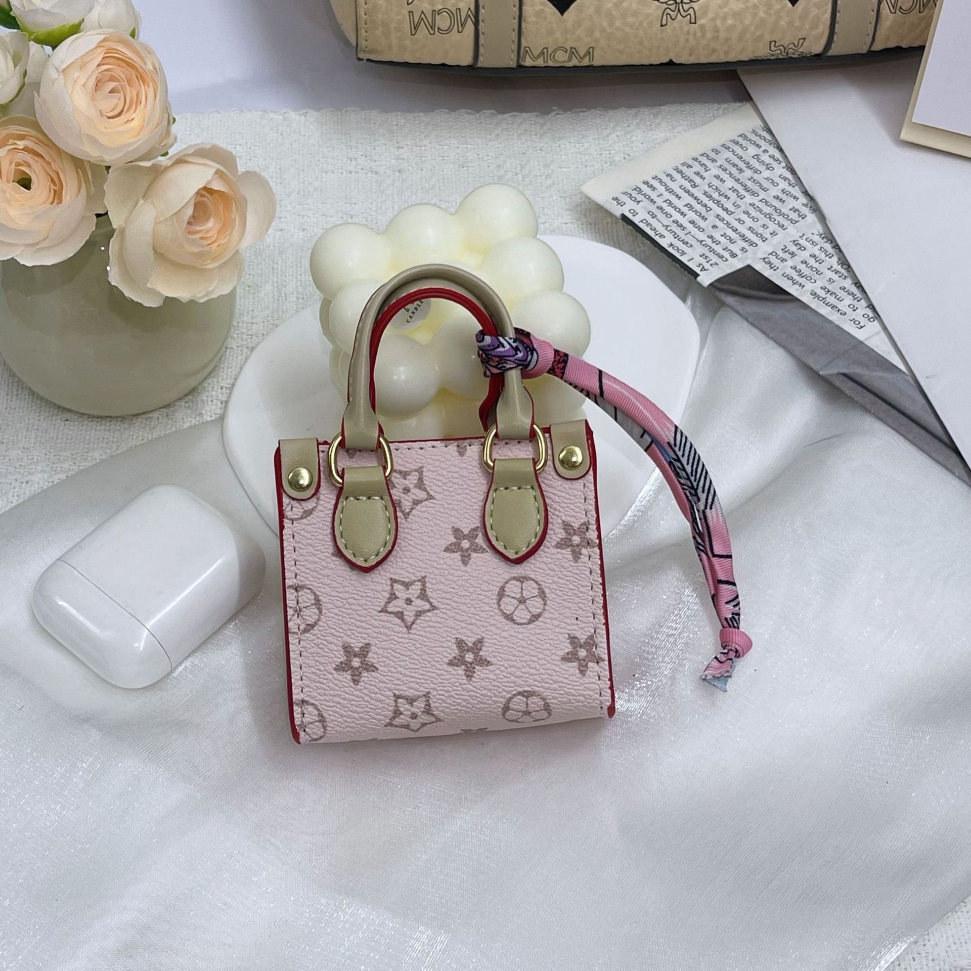 Designer Bag Tote Bag Mini Coin Purse Mini Bag Pendant Earphone Case Key Bag Car Hanging Ornament Handbag Free shipping