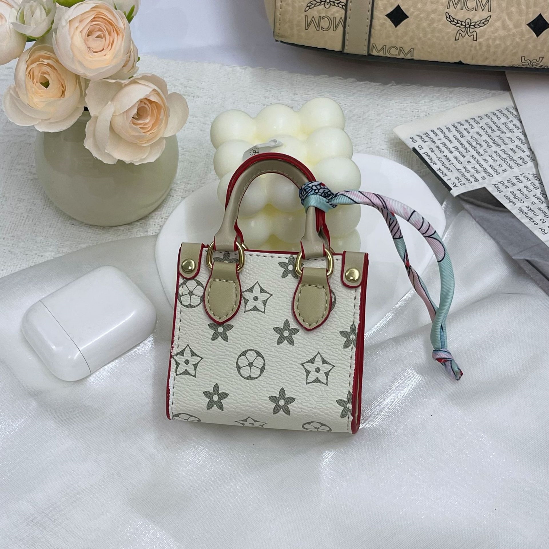 Designer Bag Tote Bag Mini Coin Purse Mini Bag Pendant Earphone Case Key Bag Car Hanging Ornament Handbag Free shipping