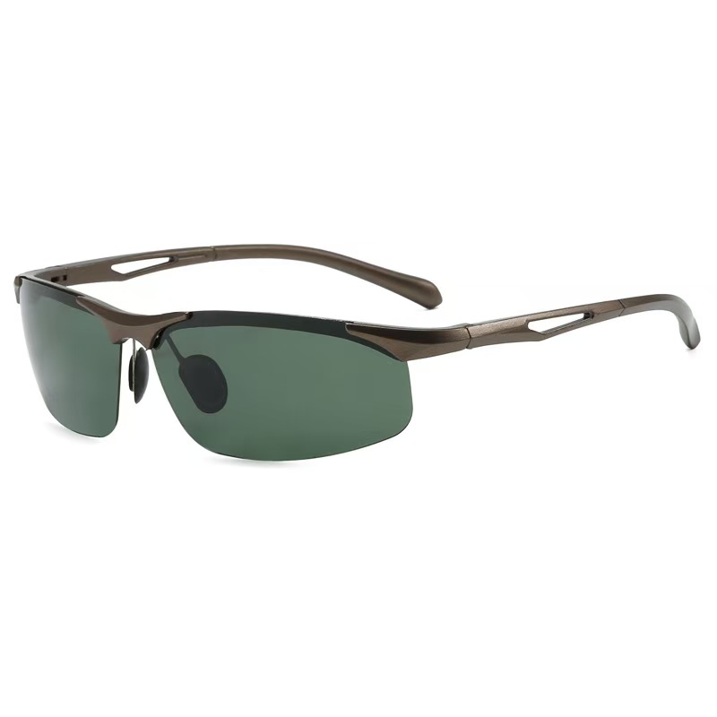 Spring Leg Polarized Men's Sunglasses Outdoor Sports Cycling Glasses Fishing Special Glasses Classic Half Frame Sunglasses