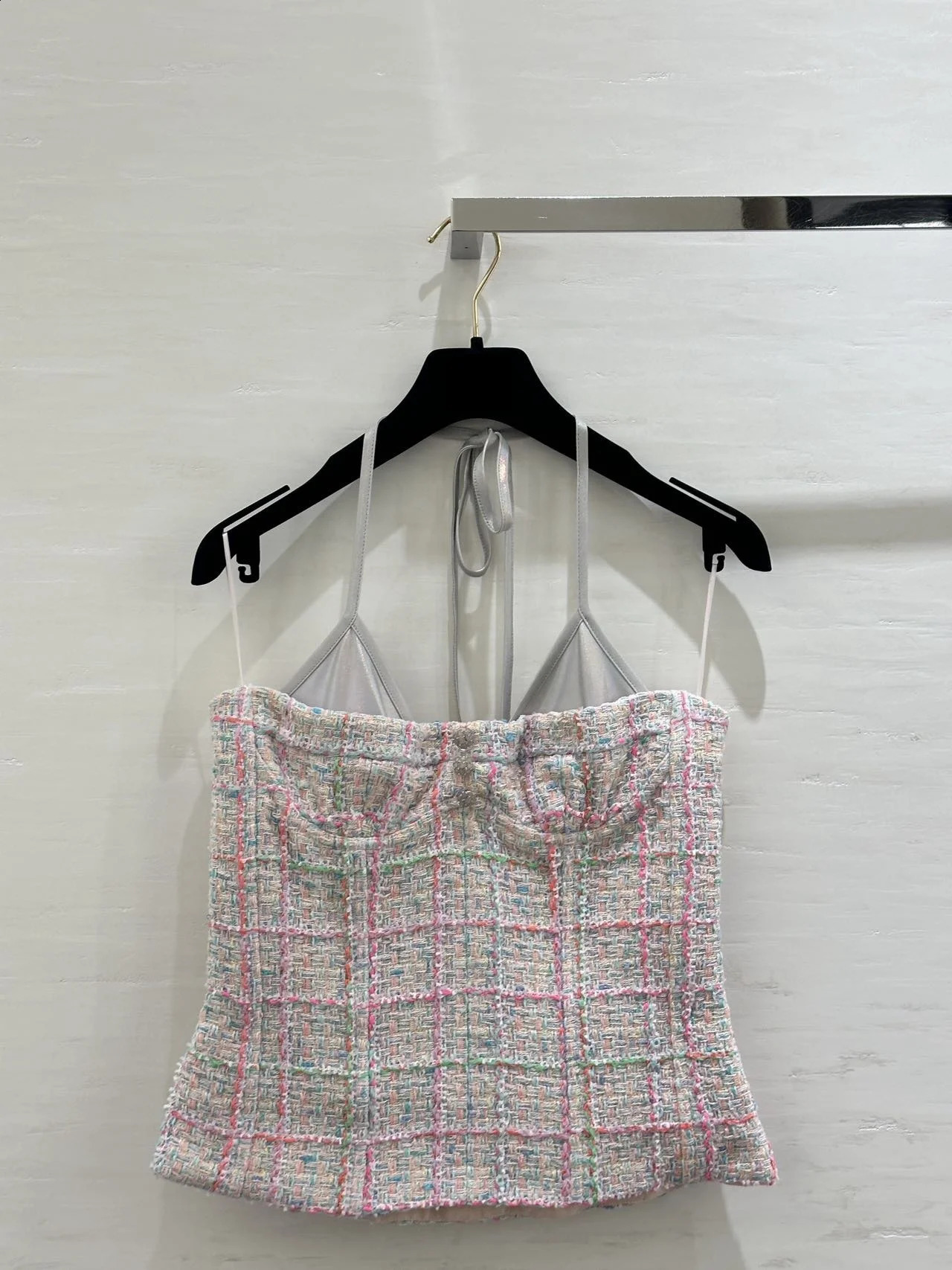 Long Jacket for Women Fine Tweed Tailcoat Flared Sleeve Wool C 250912