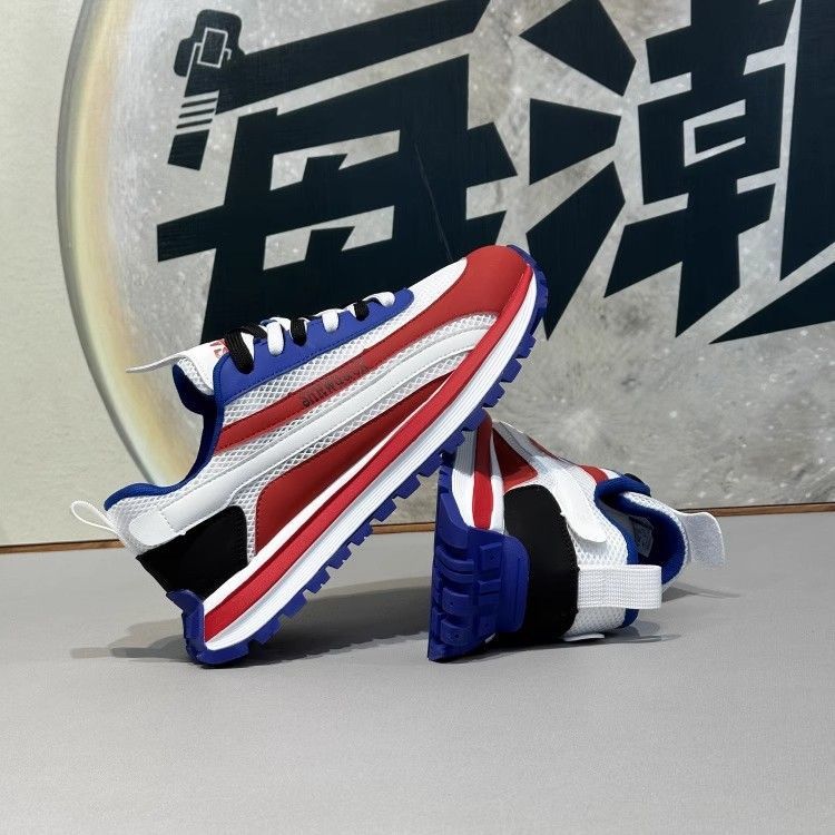 Designers this year fashion fashion all kinds of sports red shoes non - slip wear - resistant casual platform to increase plate shoes men's shoes