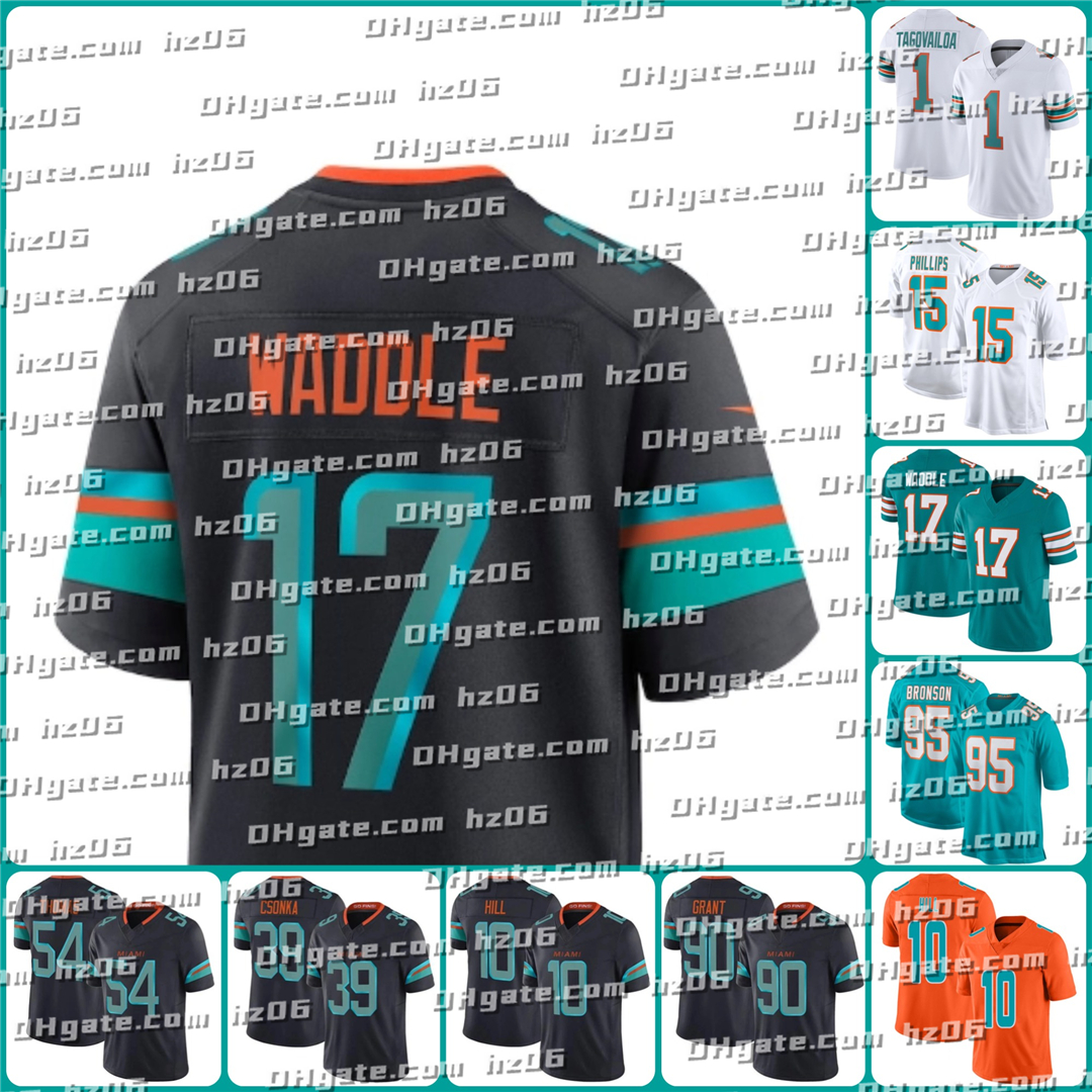 Dolphins Jersey Odell Beckham Jr Tyreek Hill Dan Marino Tua Tagovailoa Jason Taylor Jaylen Waddle Jalen Ramsey Devon Achane Jevon Holland Thompson Football