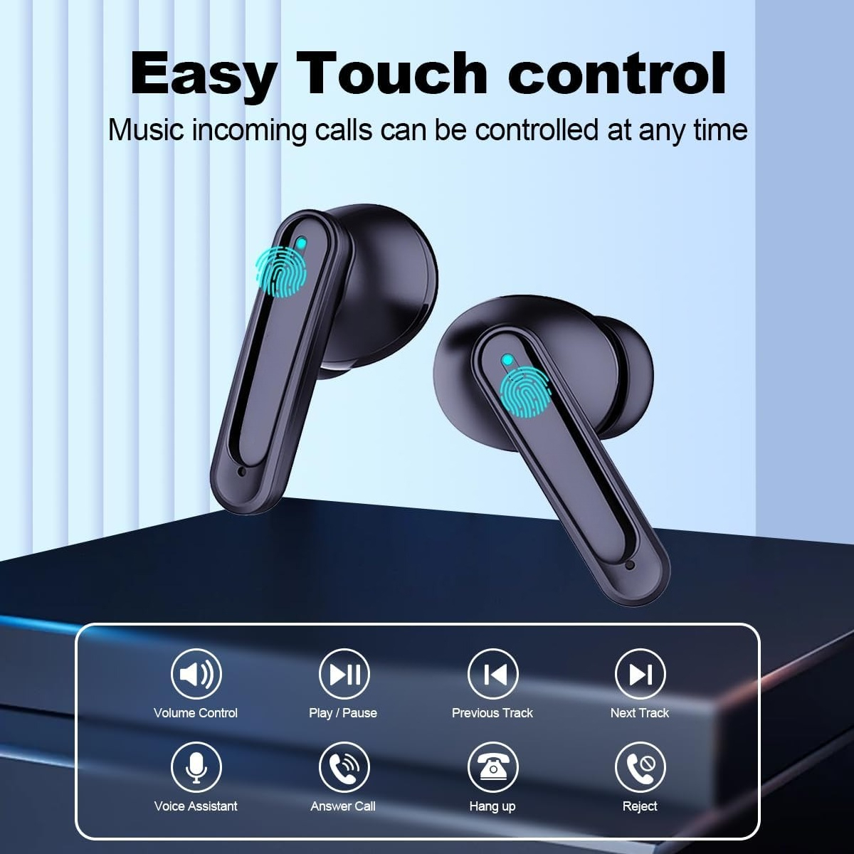 Wireless In-Ear AI Translator Headphones with Real-Time 144 Languages Translation, Bluetooth Earbuds for Overseas Travel, Learning, and Work