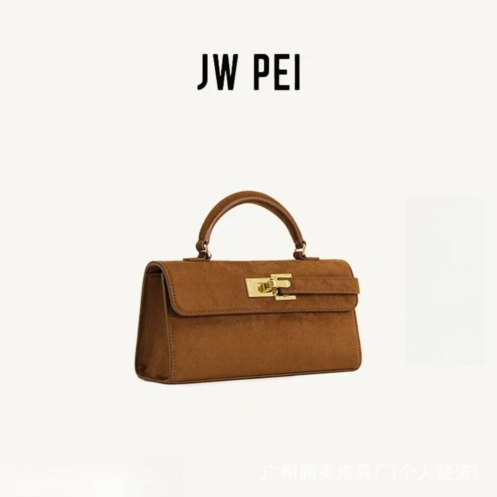 JW PEI Handbag Woven Small Square Genuine Leather Crossbody Bag Mini Women