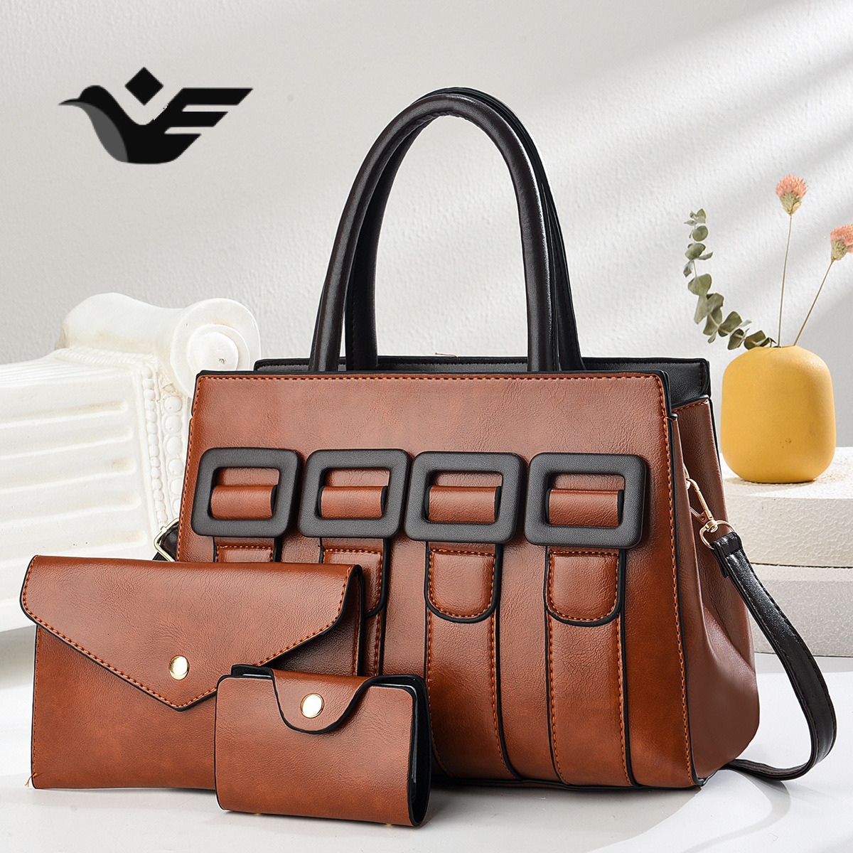 Feiyan Free Shipping New Designer Bag Women's Bag Manufacturer Women's Bag Elegant Handbag Women's Bag Three Piece Set Fashionable And 
